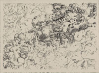 MEDITATION 41.2, Ink on BFK, 11in by 15in